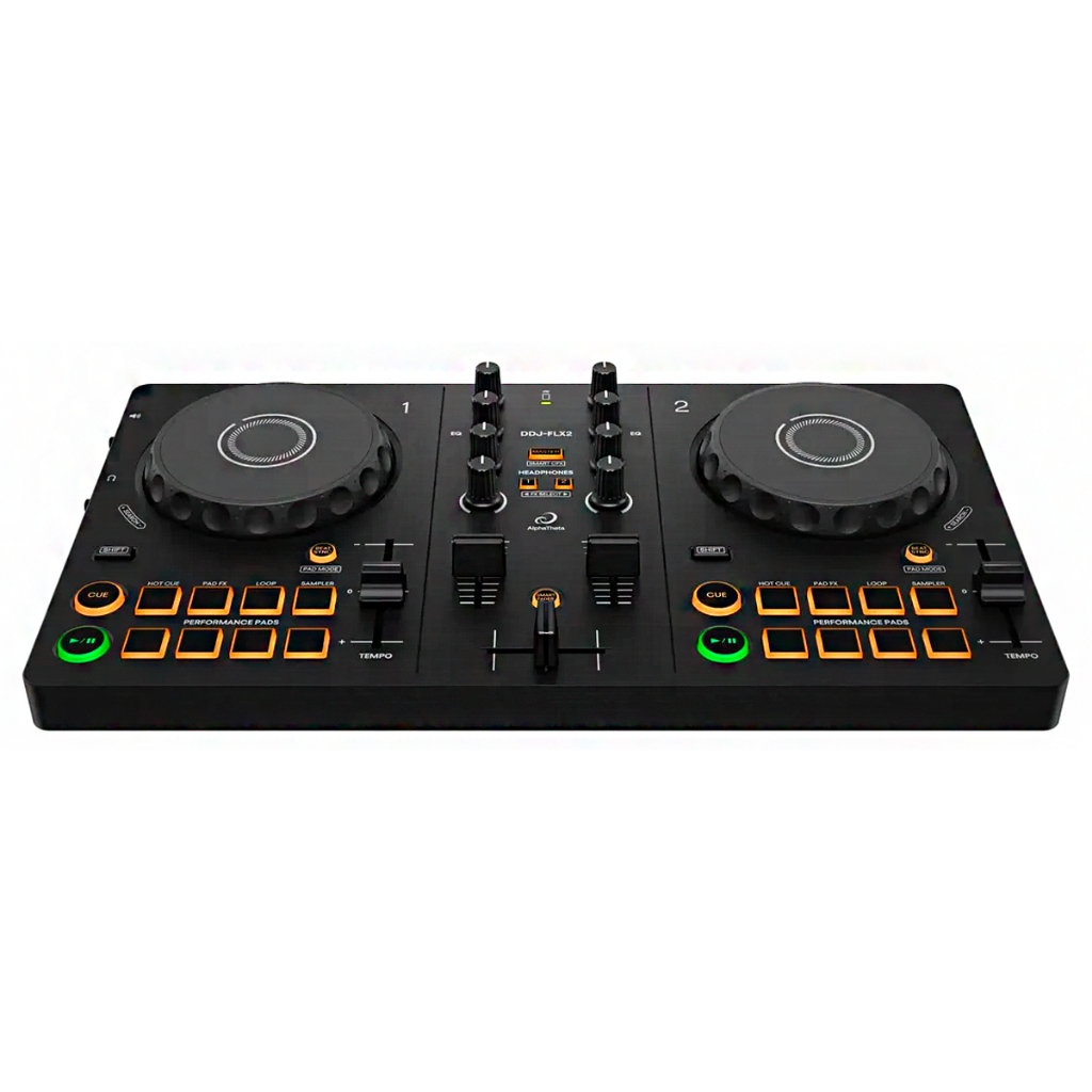 Controladora Pioneer Dj Ddj-flx2 Rekordbox Serato Djay Preto