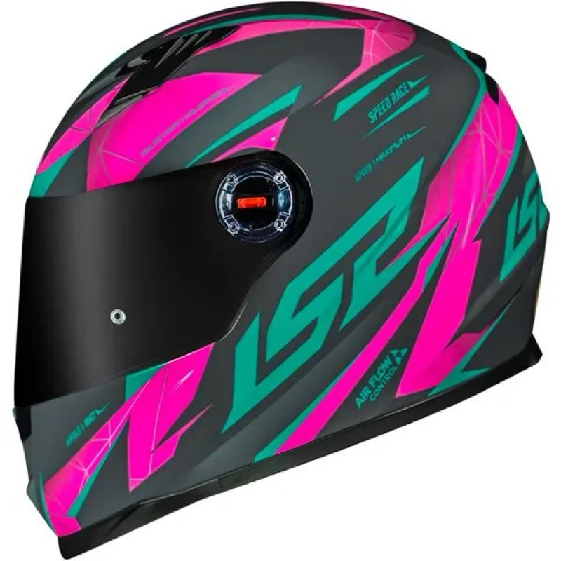 Capacete LS2 FF358 Classic Draze Cinza/Rosa | Shopee Brasil