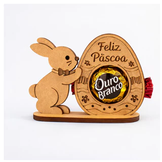 Porta Bombom Coelho Ovo da Pascoa Kit Lembrancinha de Pascoa em MDF em Oferta na Shopee