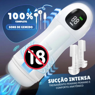 masturbador automatico Robô Masturbador Automático para Homens, Vibração Vagina, Boquete de Calor,  Chupadora, Copa Masturbação, Brinquedos Sexuais, Artigos Adultos main image 1