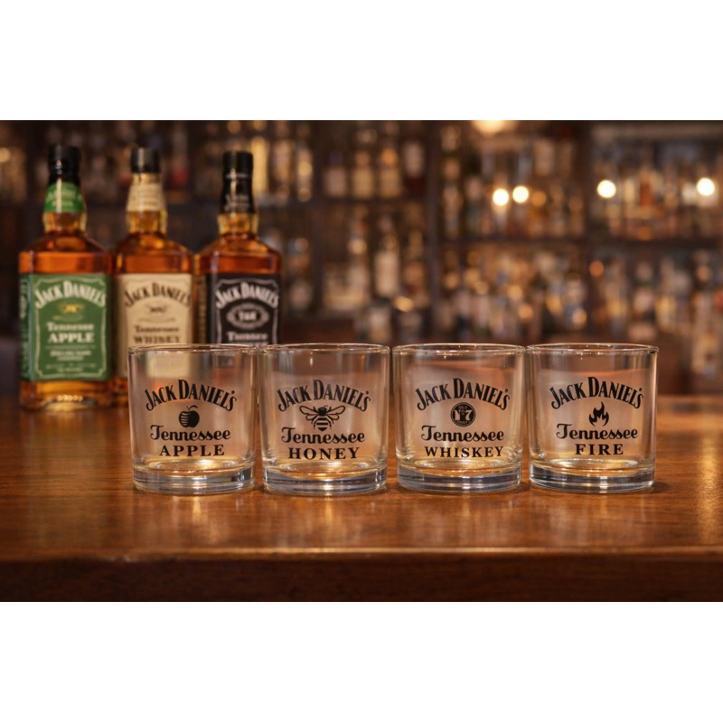 kit 4 copos On The Rocks Whisky Personalizados Jack Daniels | Shopee Brasil
