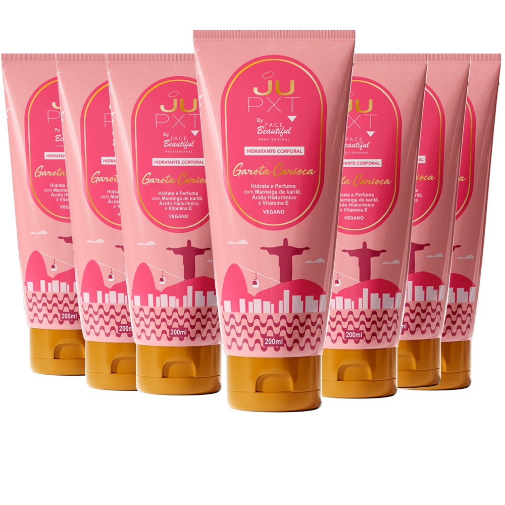 Kit 07 Hidratante Corporal Essência Carioca JUPXT by Face