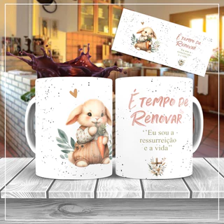 Caneca Páscoa Cristã em Oferta na Shopee