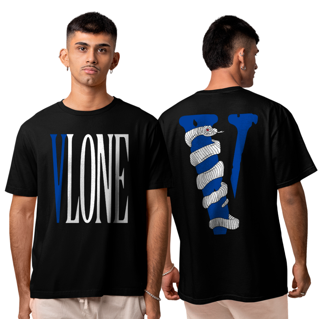 Camiseta Básica Unissex Vlone cobra snake streetwear aesthetic