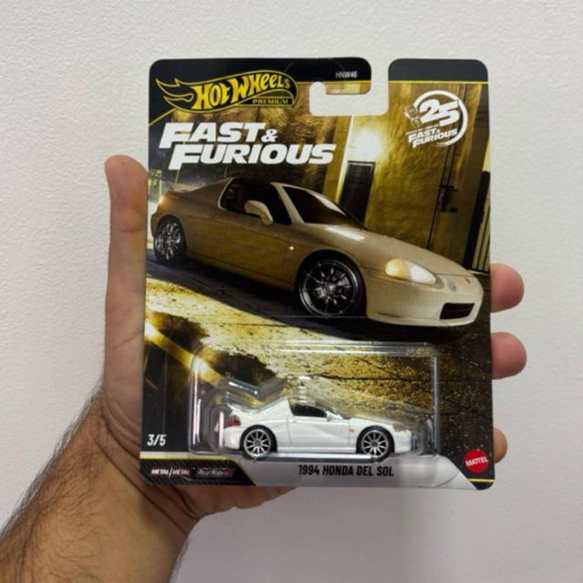 Hot Wheels Velozes e Furiosos 1994 Honda Del Sol Fast & Furious