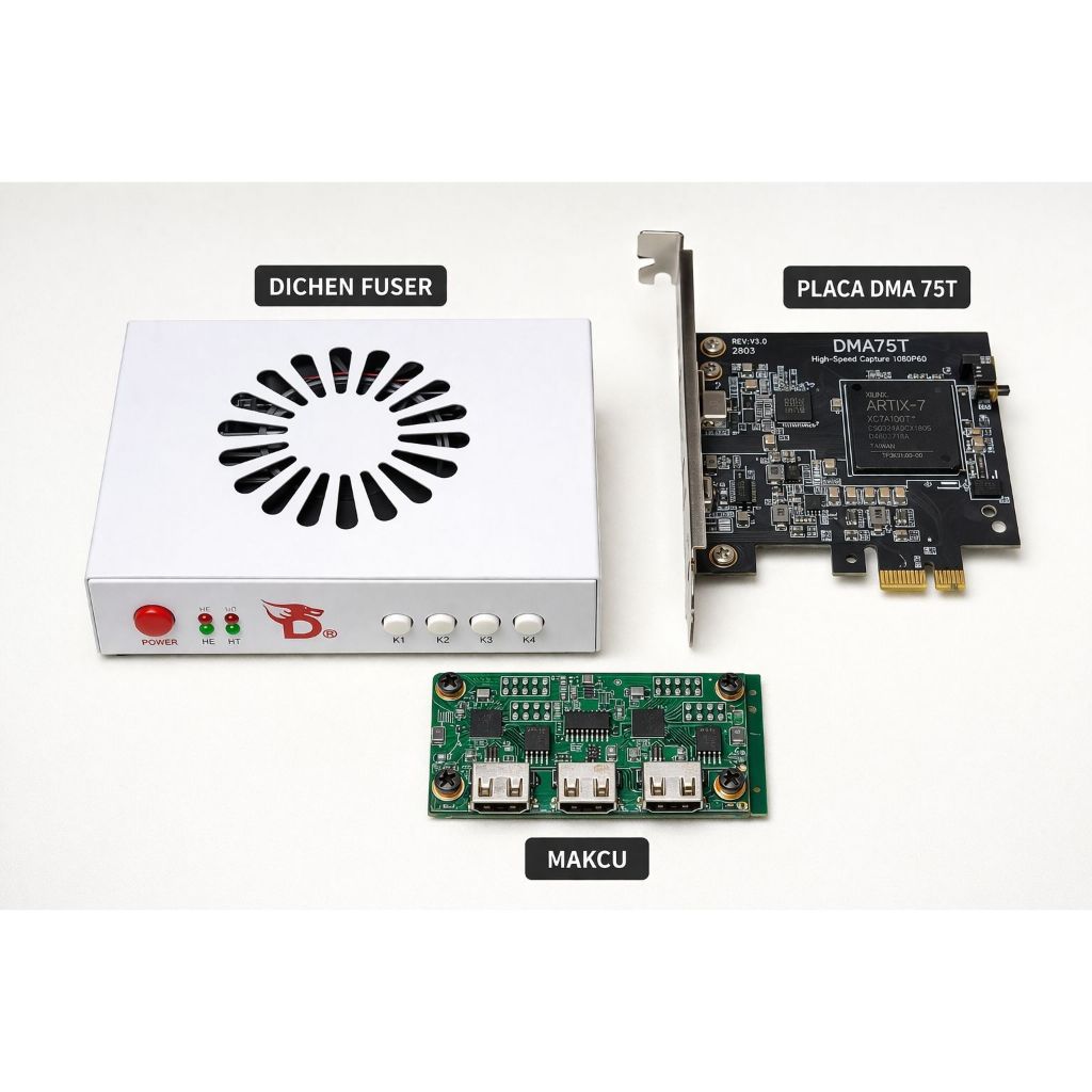 DMA（75T） & フューザー（Dichen 6th gen） & Makcu Kit DMA 75T + Fuser 6th + Makcu | Shopee Brasil