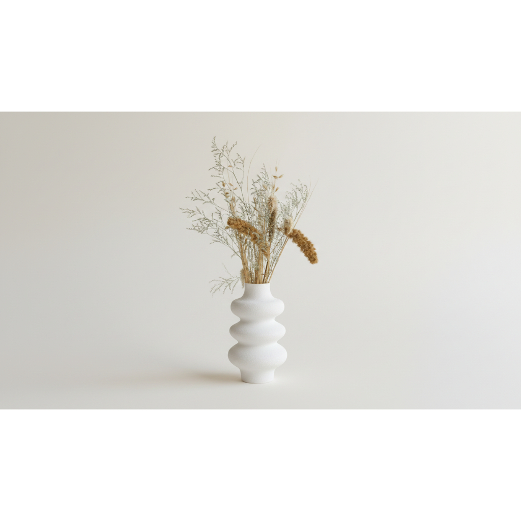 Vaso Decorativo Orgânico Alto – Design Escultural Moderno | Minimalista Premium 22 CM | Shopee Brasil