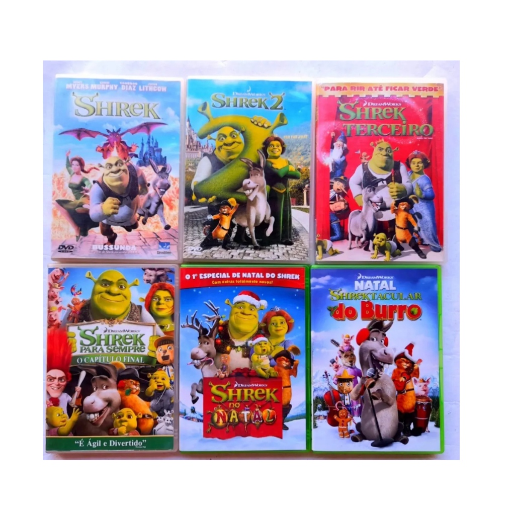シュレック全巻 Dvd Colecao Shrek completo | Shopee Brasil