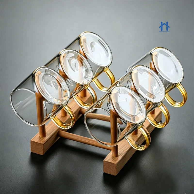 ogo Xícaras 06 Peças 100ml ou 110ml Vidro High Borosilicate Caneca Para Chá e Café
