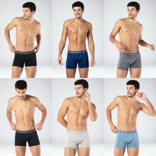 Kit 6 Cueca Boxer Keeper Microfibra