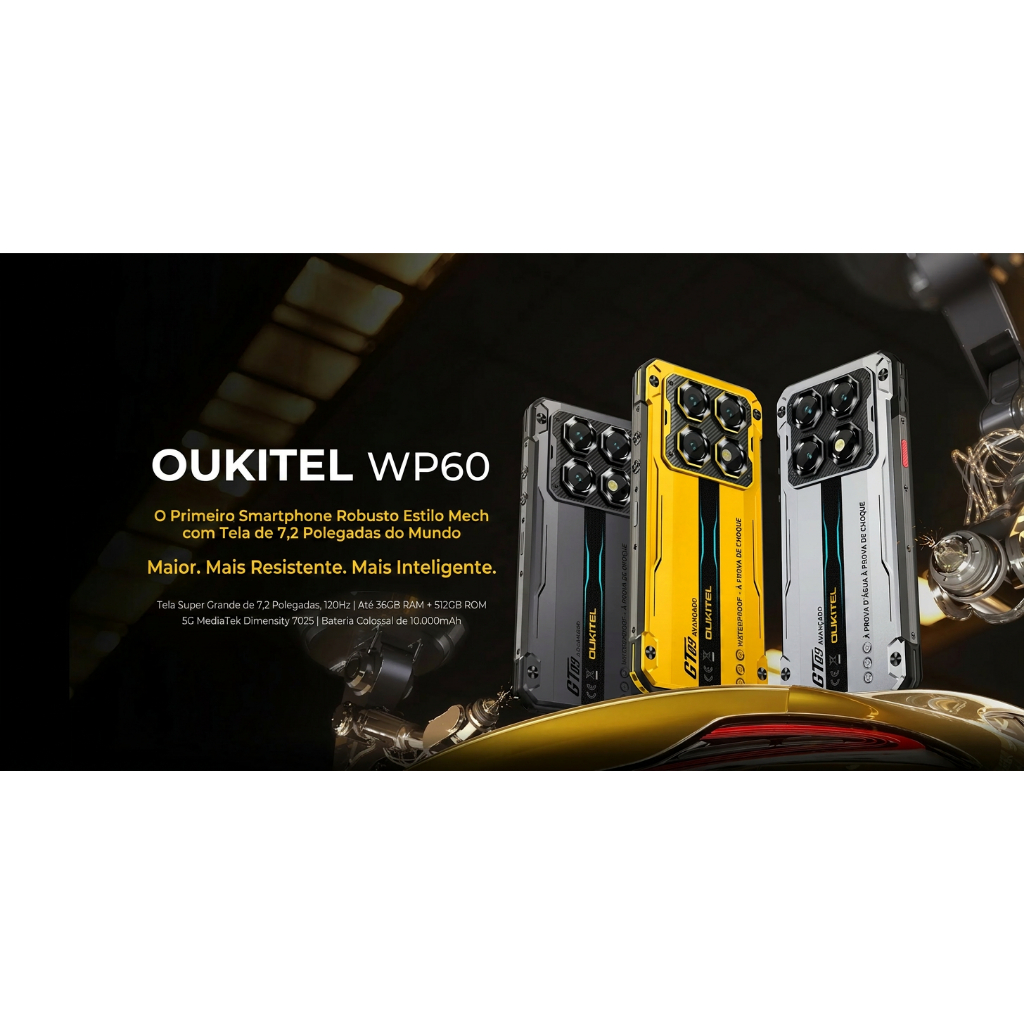 Celular Robusto Oukitel WP60 7.2