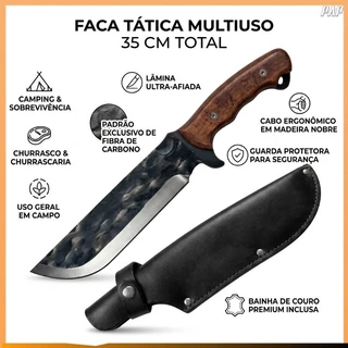 Faca artesanal Lifeng Faca portátil para abate Faca doméstica para cortar carne e desossar com bainha