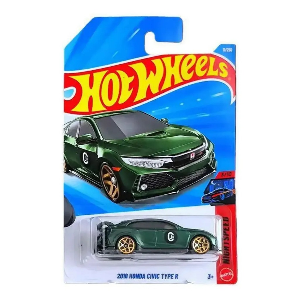 Hot Wheels 2018 Honda Civic Type R | Shopee Brasil