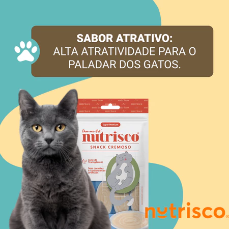 Snack Cremoso para Gatos Nutrisco Sabores Variados 56 g Pestisco