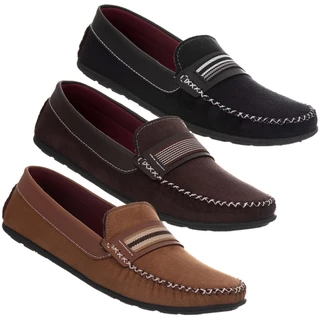 Kit 3 Mocassim Matosi masculino, sapatilha,sapato social,slip on kit com 3 pares de Camurça,entrega rápida.
