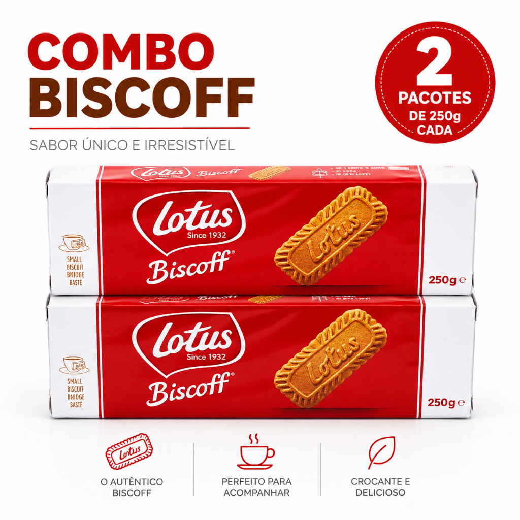 Lotus Biscoff Original | Kit Com 2 Pacotes De 250g | Shopee Brasil