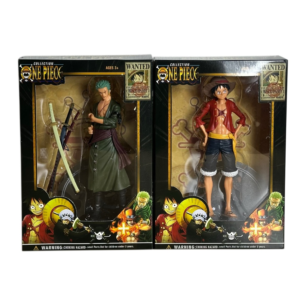 Boneco PVC One Piece Luffy Zoro Coleção Action Figure PVC Colecionável ...