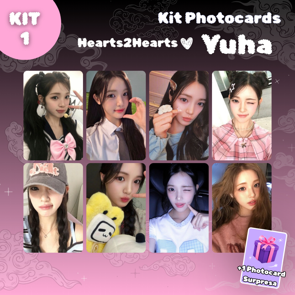 Hearts2Hearts Photocards Selca H2H Kpop Ye-on Ian Yuha Carmen A-na