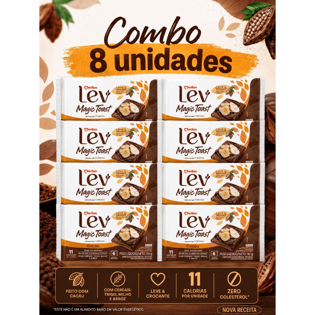 Torrada Lev Magic Toast em Oferta | Shopee 2026