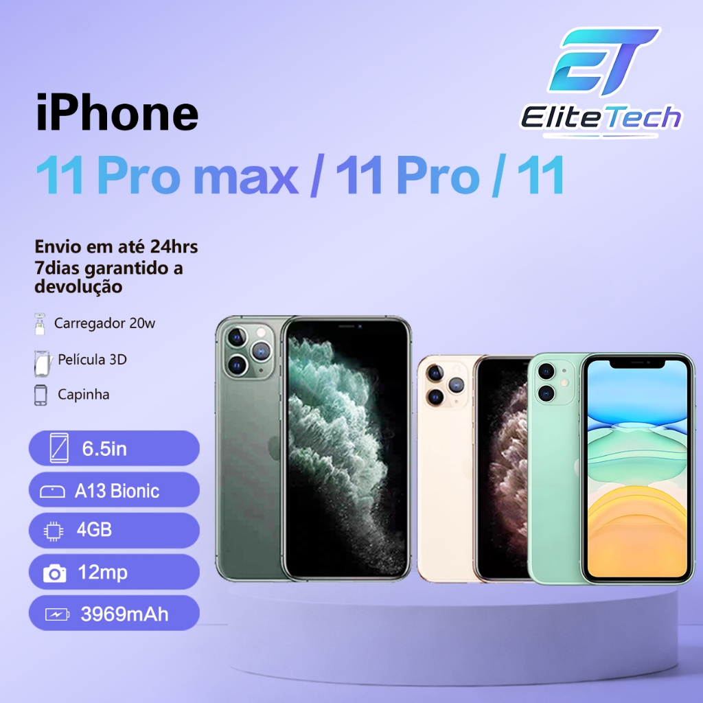 iPhone 11/11 Pro/ 11 Pro Max 64GB/128GB/256 Gb 100% Original Com