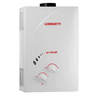 Aquecedor de Água a Gás Lorenzetti LZ750BP 7L Branco