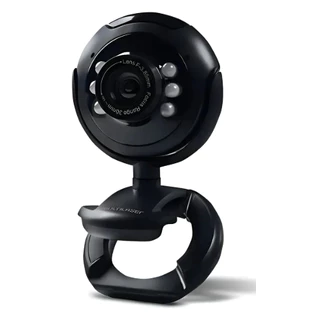 Webcam Standard 480p 30FPS Led Noturno WC045 Preta Multi