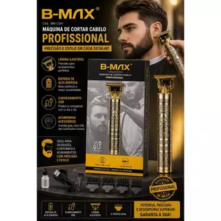 MAQUINA DE CORTAR CABELO BMAX - CARREGAMENTO USB