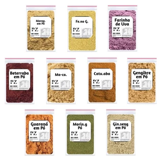 Pré Treino 10 Itens Farinha Natural Energético - Beterraba, Gengibre, Farinha de Uva, Guaraná...