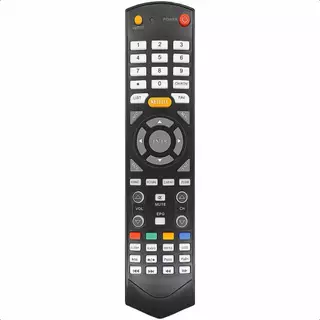Controle Remoto Compatível com Tv Semp Toshiba Ct-8063 / Ct-6610 / Ct-6390 Smart Led 40l5400