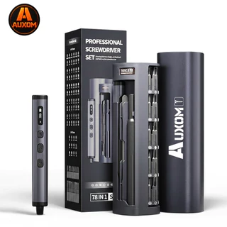 AUXOM Parafusadeira Elétrica Precisão 78 em 1 Magnética Aço S2 OLED USB-C Kit Reparo Celular PC