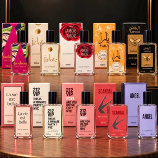 Kit 10 Perfumes Femininos 100ml Fragrâncias Variadas Importadas – Atacado e Revenda