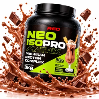 Whey Isolado e Concentrado Blend Neo Isopro 3kg - Red Series - Melhor Custo-Benefício - 67 Doses por pote!!