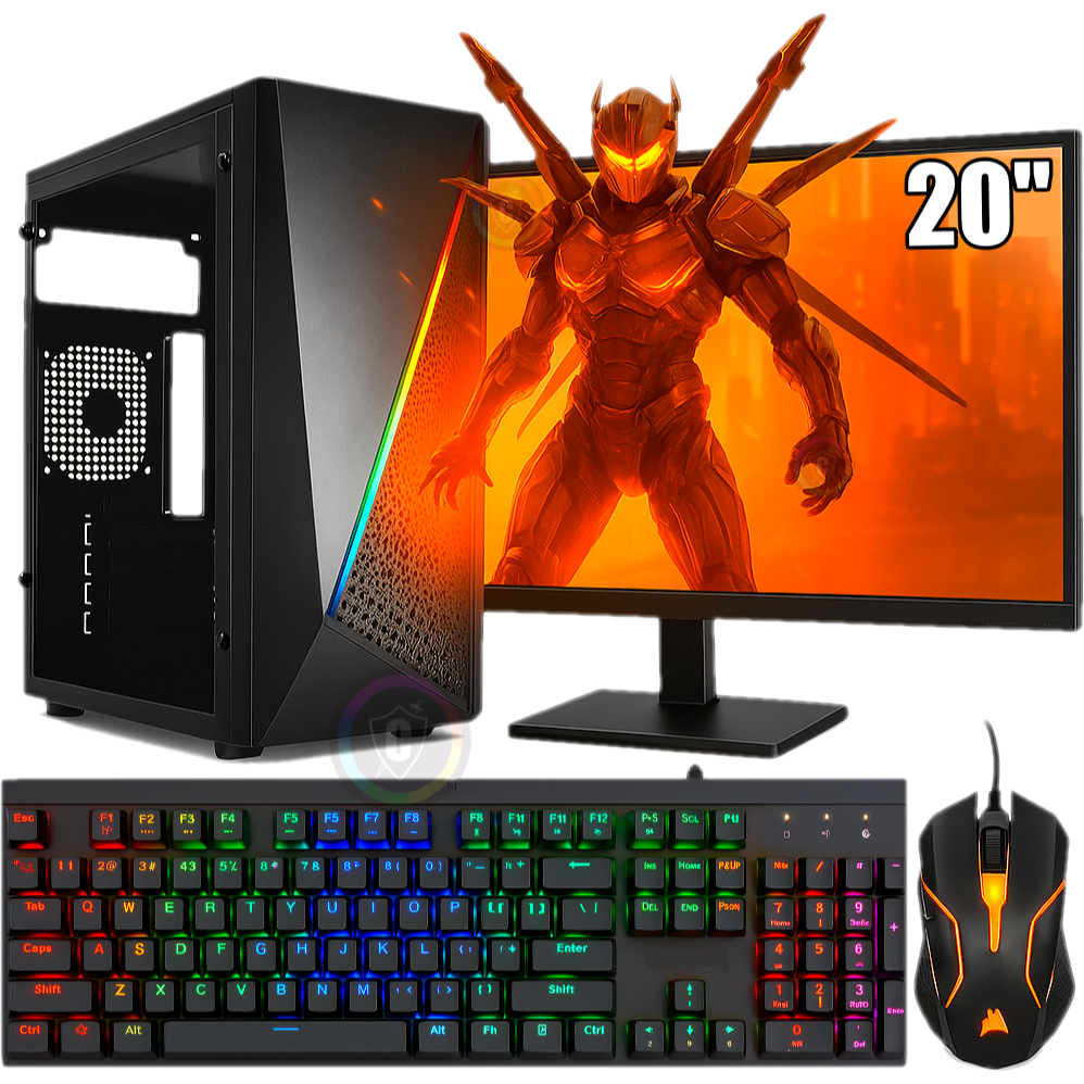 Pc Gamer Completo Intel I7 10 Geração 5.1Ghz / Placa Video Gtx 4gb