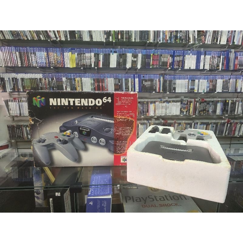 NINTENDO 64 NA CAIXA IMPECÁVEL