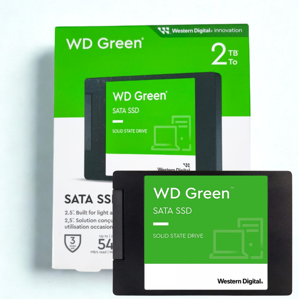Hd Ssd 2Tb WD Green 2.5'' SATA III 6Gb/s WDS200T2G0A | Shopee Brasil