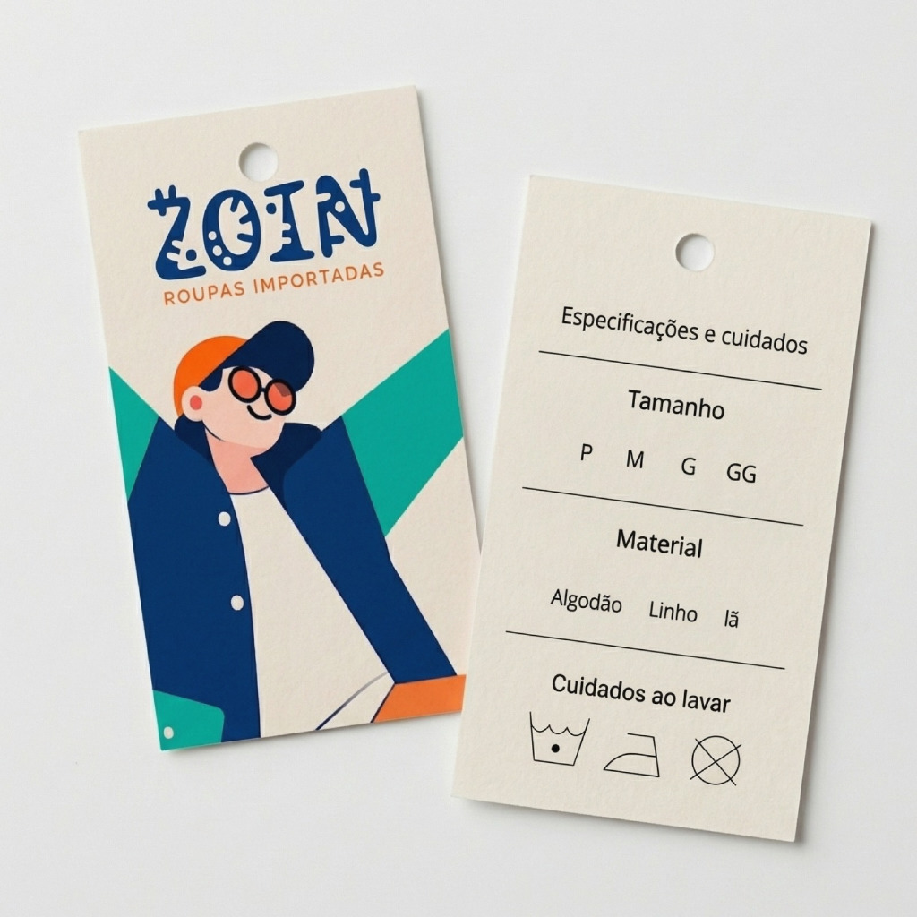 1000 Tags para Roupas Personalizadas | Etiquetas para Marca de Roupa ...