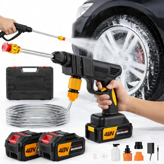 Lavadora de Alta Pressão Portátil Recarregável Para Carros E Jardins Linha Premium Lava Jato Profissional