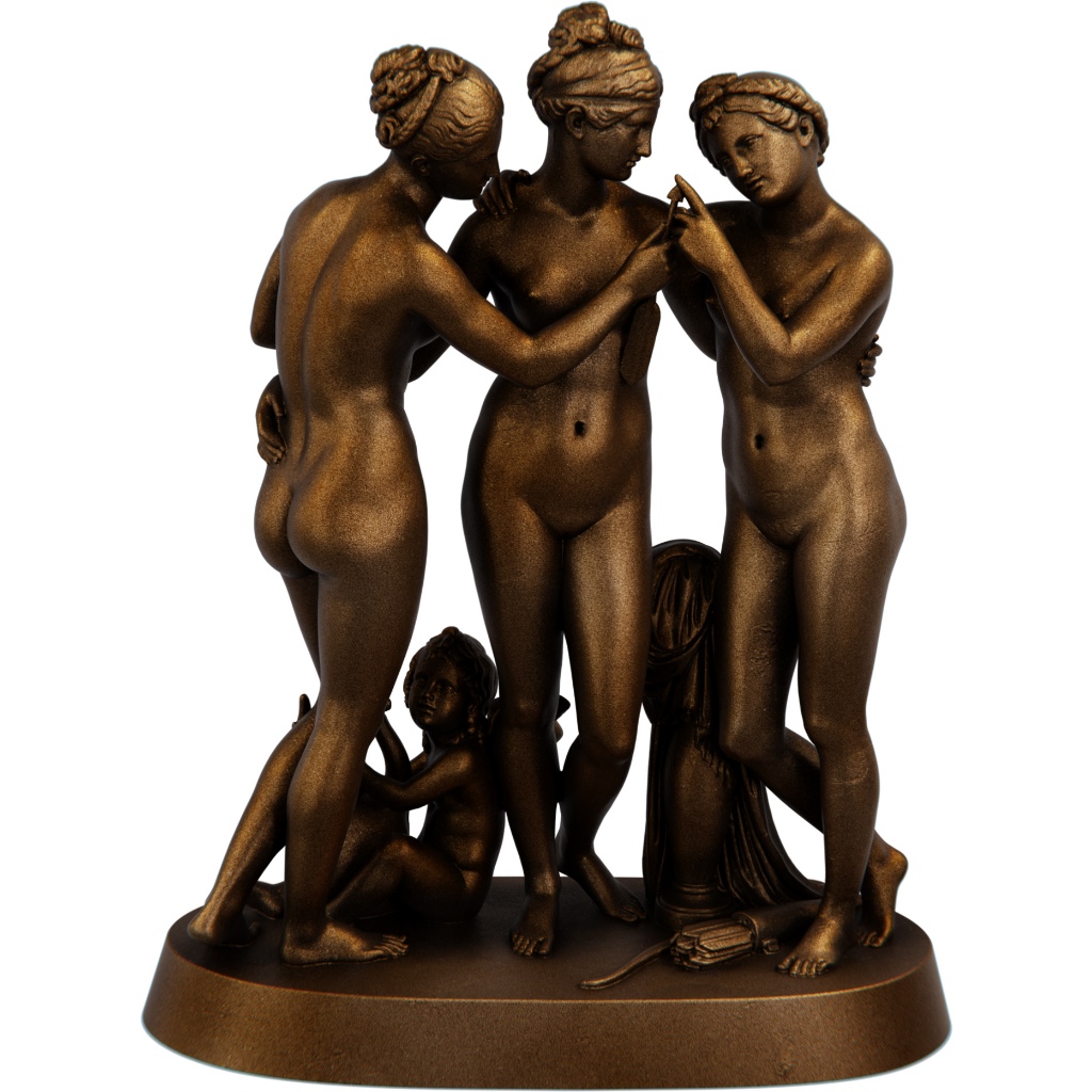 Estátua Três Graças com a flecha do Cupido - Thorvaldsen | Shopee
