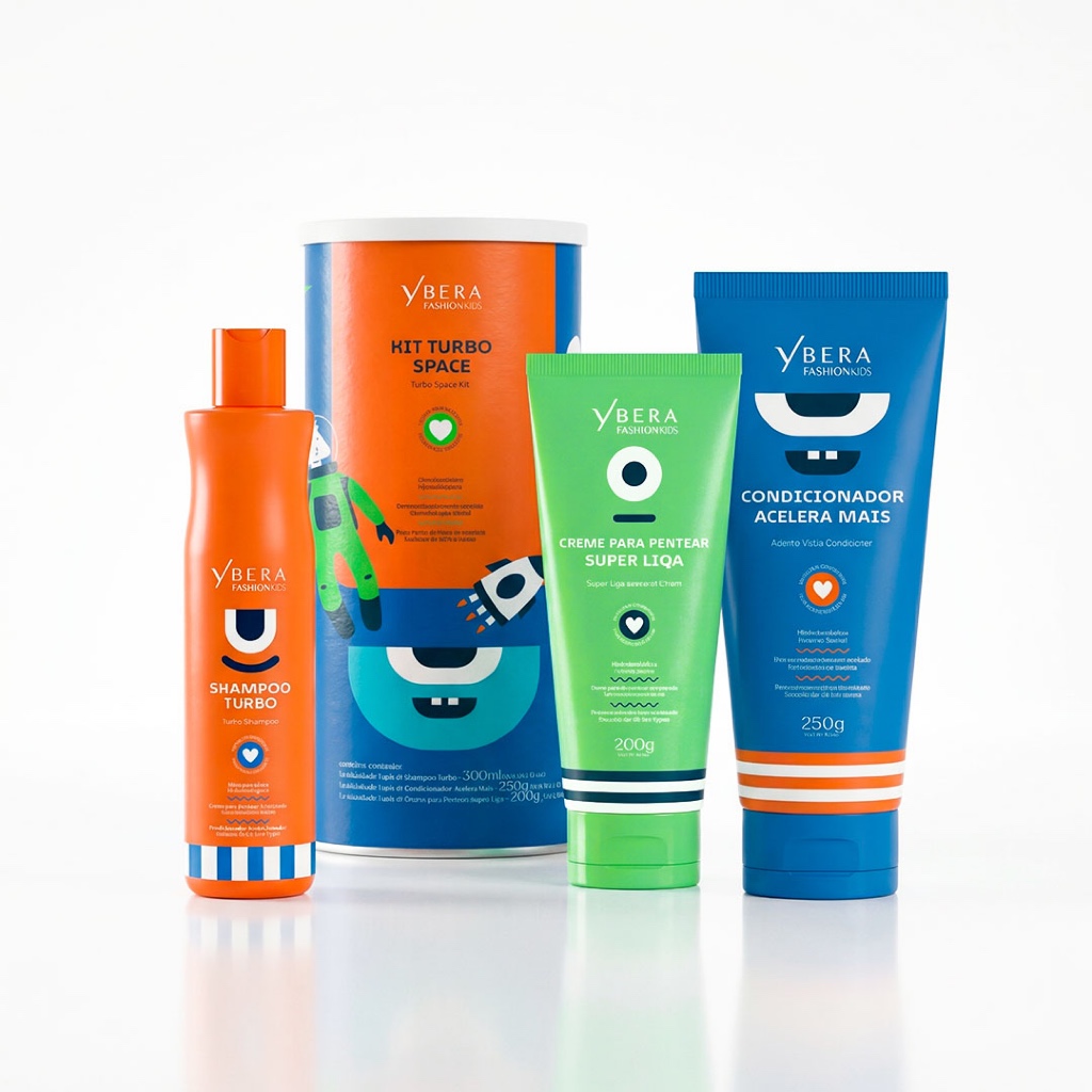 Kit Cronograma Capilar Kids para Menino Fashion Gold