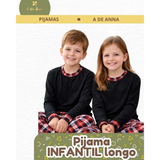 Pijama Infantil Longo Nuvem Macia – Super Quentinho | Queridinho das Mamães | Conforto Premium em Oferta na Shopee