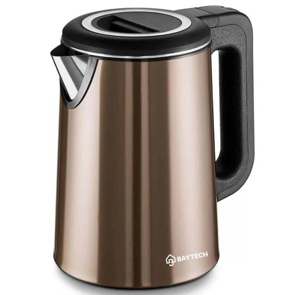 Chaleira Elétrica Inox 2L 127V/220V Aquecimento Rápido para Café e Chá