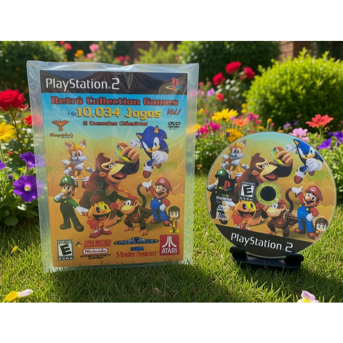 Retro Collection Games + de 10.034 jogos para PS2 ( Saquinho