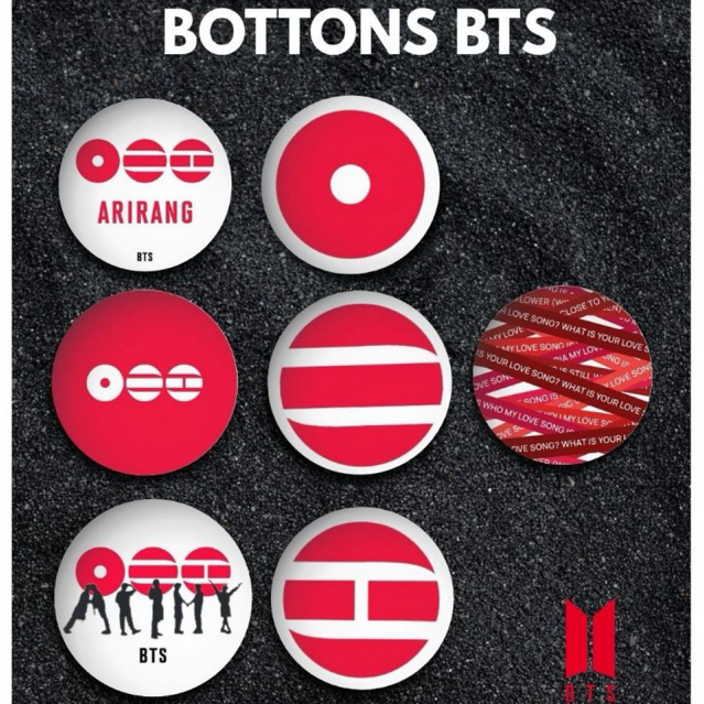 Bottons BTS COMEBACK - Botum / Boton / Broche (3,2cm 4,4cm & 5,8cm ...