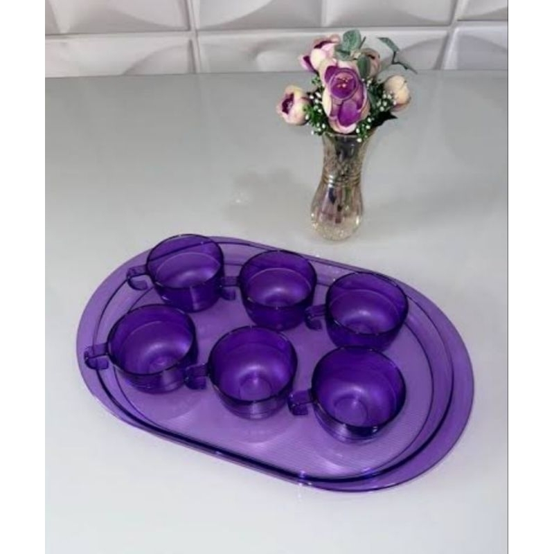 【新品】タッパーウェア ティーキャニスター 紫 ６点セットTupperware br-11134207-820le-mncw13ehtds179