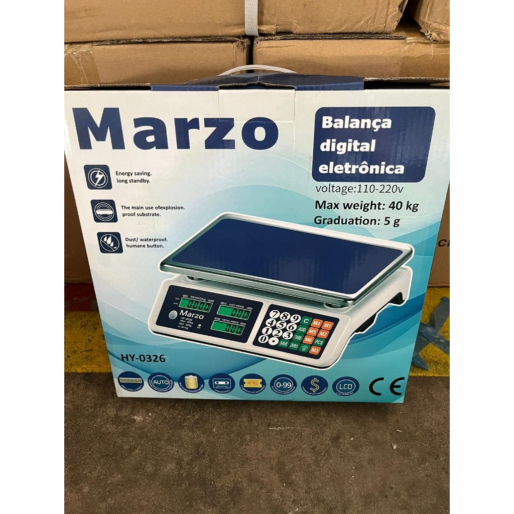 Balança Digital 40 kilos Eletrônica de mercado 110v/220v