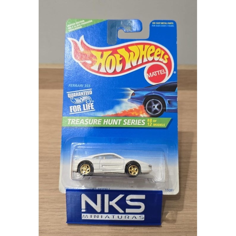 Hot Wheels Ferrari F355 Berlinetta STH Super Treasure Hunt Branco