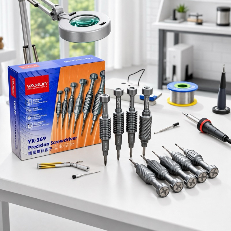 Chave De Fenda Profissional Kit 6 Em 1 De Alta Precisão Magnética