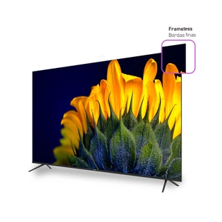 Smart TV HQ QLED 75 Polegadas HQ-QLED75SM 4K Wi-Fi Bluetooth, Apps, Netflix, YouTube e Prime Vídeo