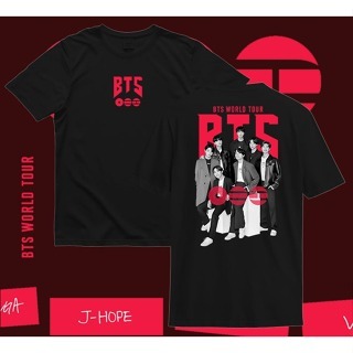 Camiseta 100% Algodão Preta BTS WOLD TOUR ARIRANG - UNISSSEX Plus