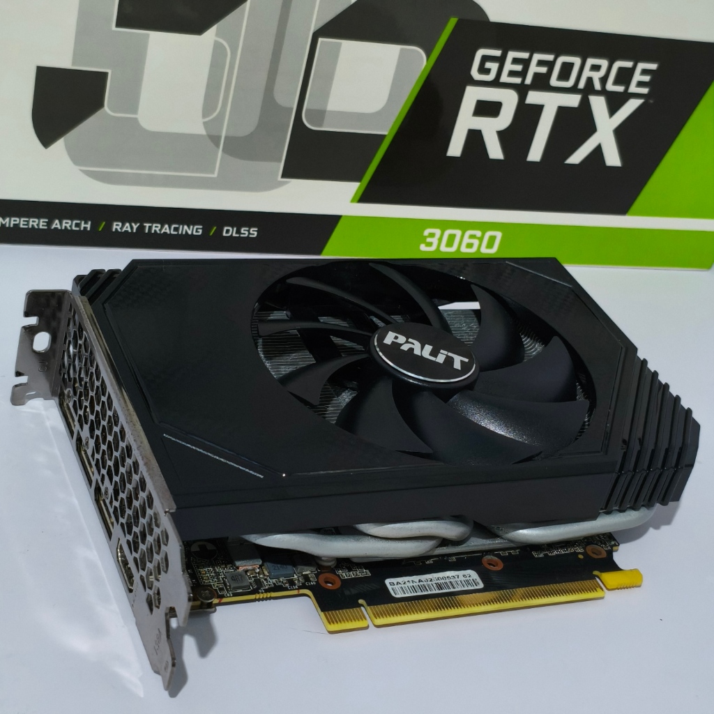 Placa de Video Palit GeForce RTX 3060 Dual, 12GB, GDDR6, 192-bit